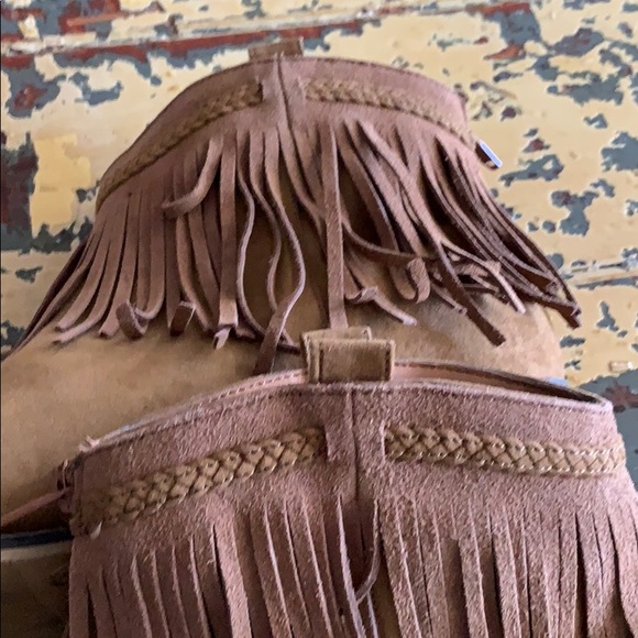 💥 FAUX SUEDE ANKLE BOOTS SZ 10 - Picture 6 of 8